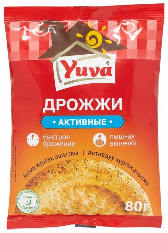 ДРОЖЖИ YUVA 80Г
