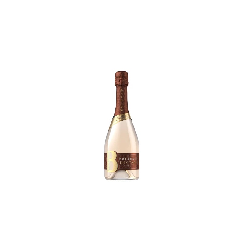 ВИНО ИГРИСТОЕ BOLGRAD NECTAR БЕЛОЕ СЛАДКОЕ 12,5% 0,75Л УКРАИНА