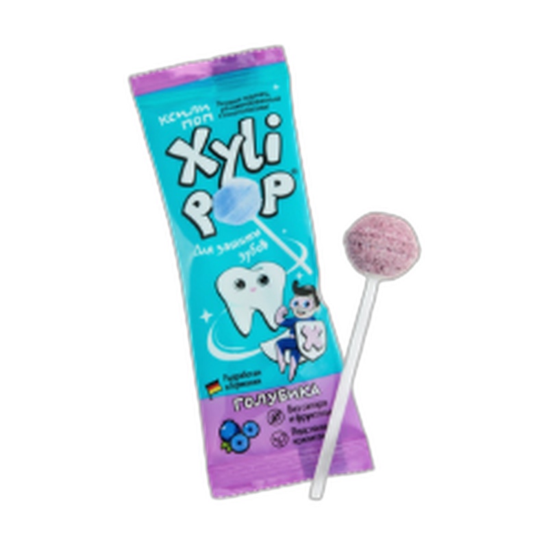ЛЕДЕНЕЦ XYLIPOP ГОЛУБИКА 6Г