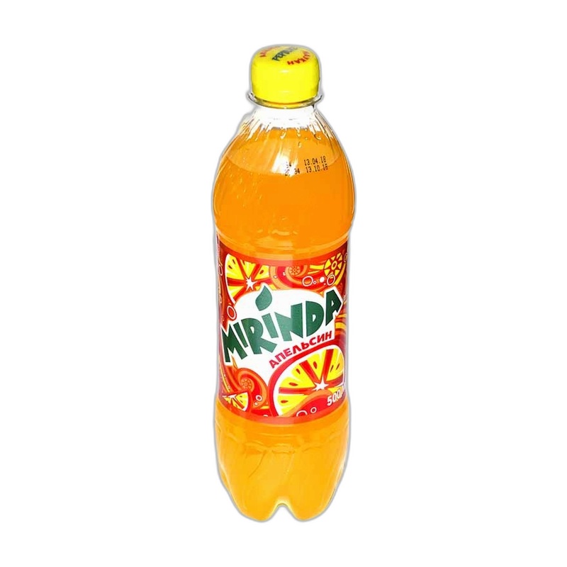НАПИТОК ГАЗИРОВАННЫЙ MIRINDA АПЕЛЬСИН 0,5Л ПЭТ