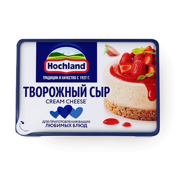 СЫР ТВОРОЖНЫЙ HOCHLAND ДЛЯ КУЛИНАРИИ 180Г