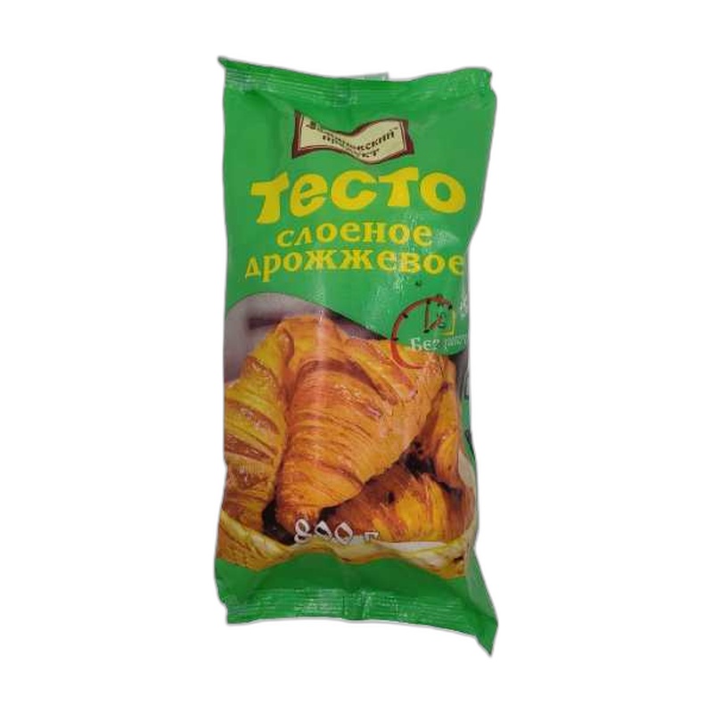 ТЕСТО РОМАНОВСКИЙ ПРОДУКТ СЛОЕНОЕ ДРОЖЖЕВОЕ 800Г П П