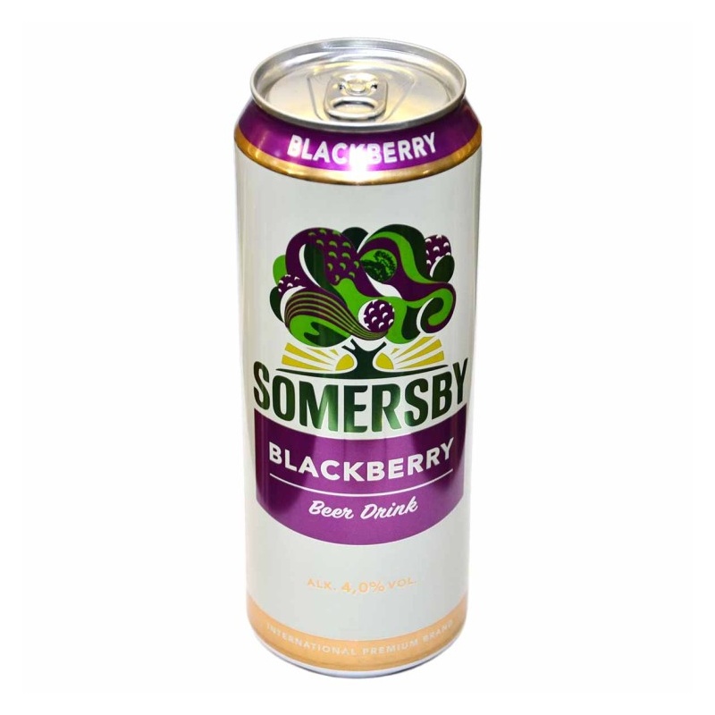 ПИВНОЙ НАПИТОК SOMERSBY BLACKBERRY 4% 0,43Л Ж/Б