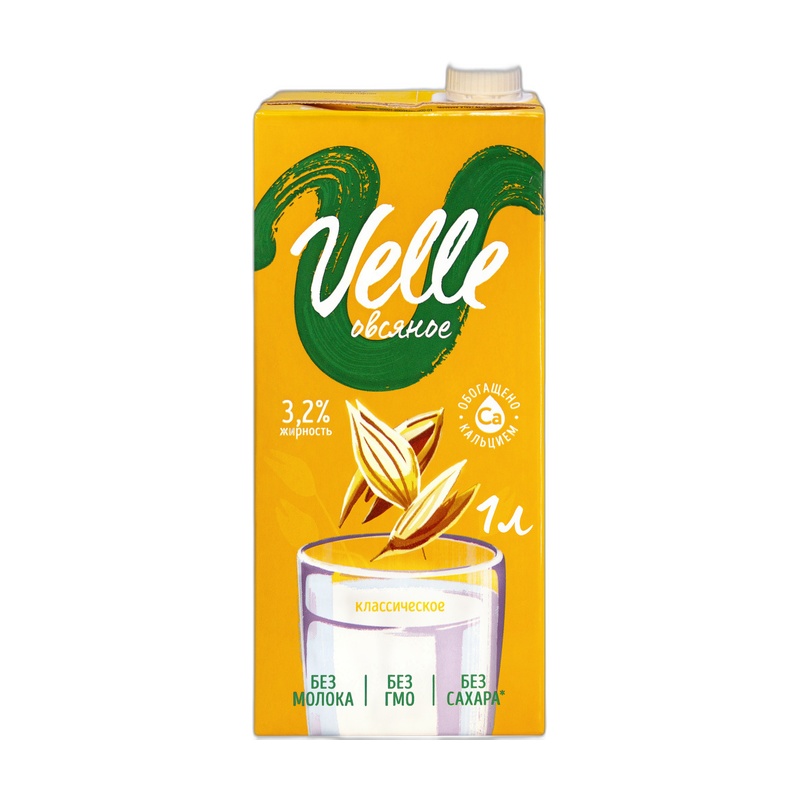 НАПИТОК ОВСЯНЫЙ VELLE КЛАССИЧЕСКИЙ 1Л Т/П