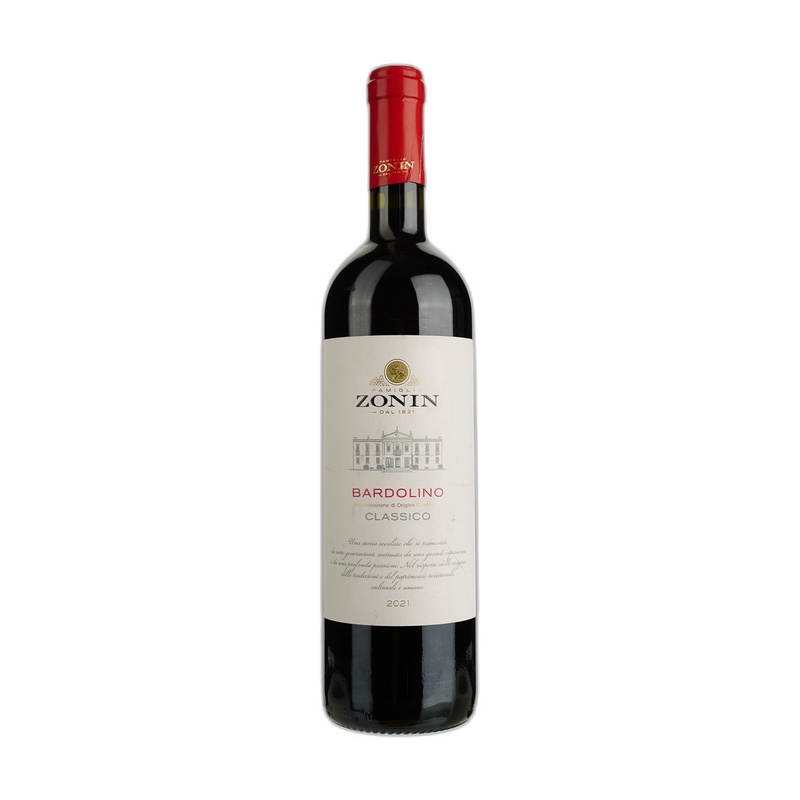 ВИНО ZONIN BARDOLINO CLASSICO КРАСНОЕ СУХОЕ 12,5% 0,75Л ИТАЛИЯ