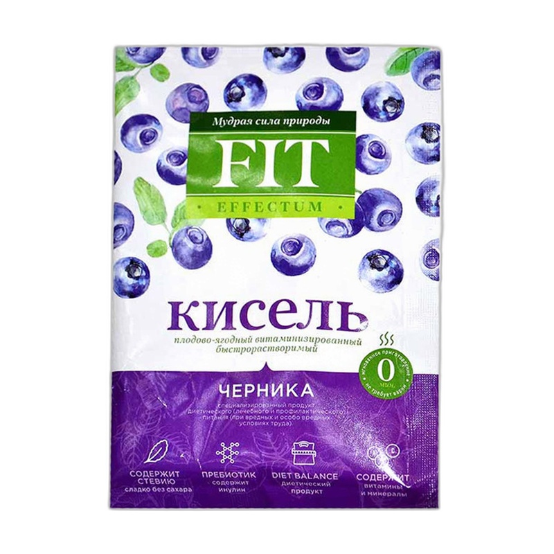 КИСЕЛЬ FIT EFFECTUM ЧЕРНИКА 30Г САШЕ