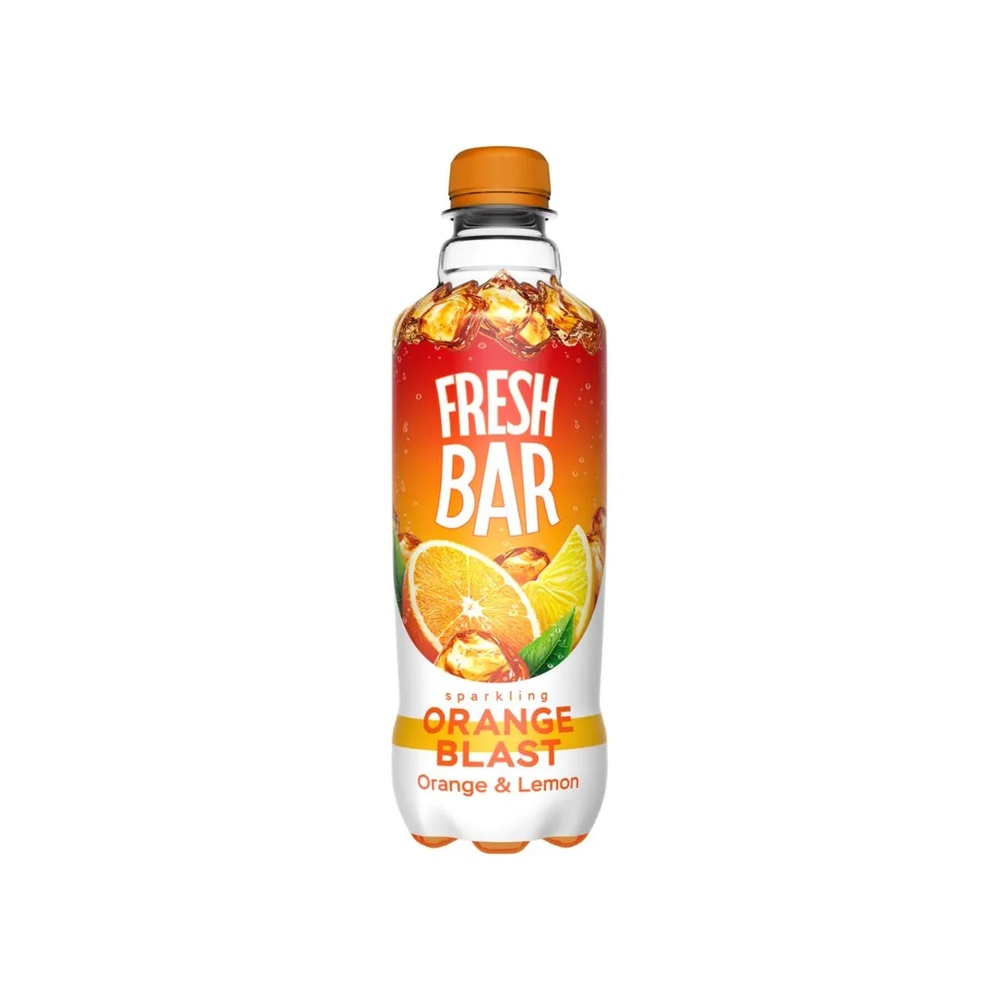 НАПИТОК ГАЗИРОВАННЫЙ FRESH BAR ORANGE BLAST 0,48Л ПЭТ