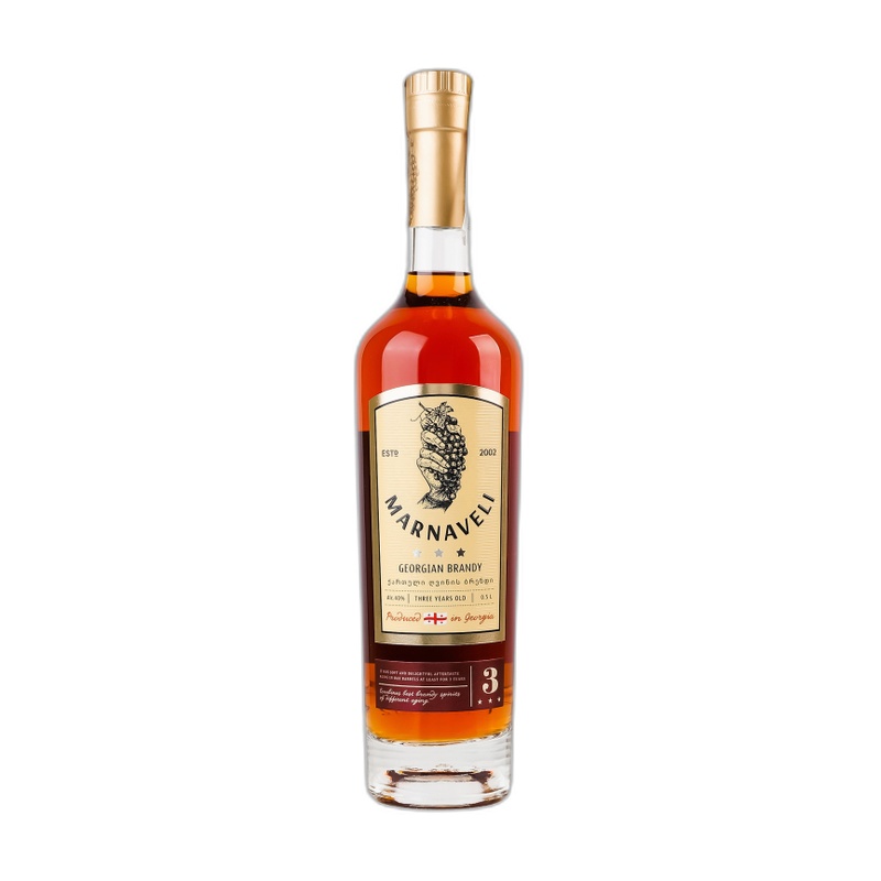 КОНЬЯК MARNAVELI 3 YO 40% 0,5Л