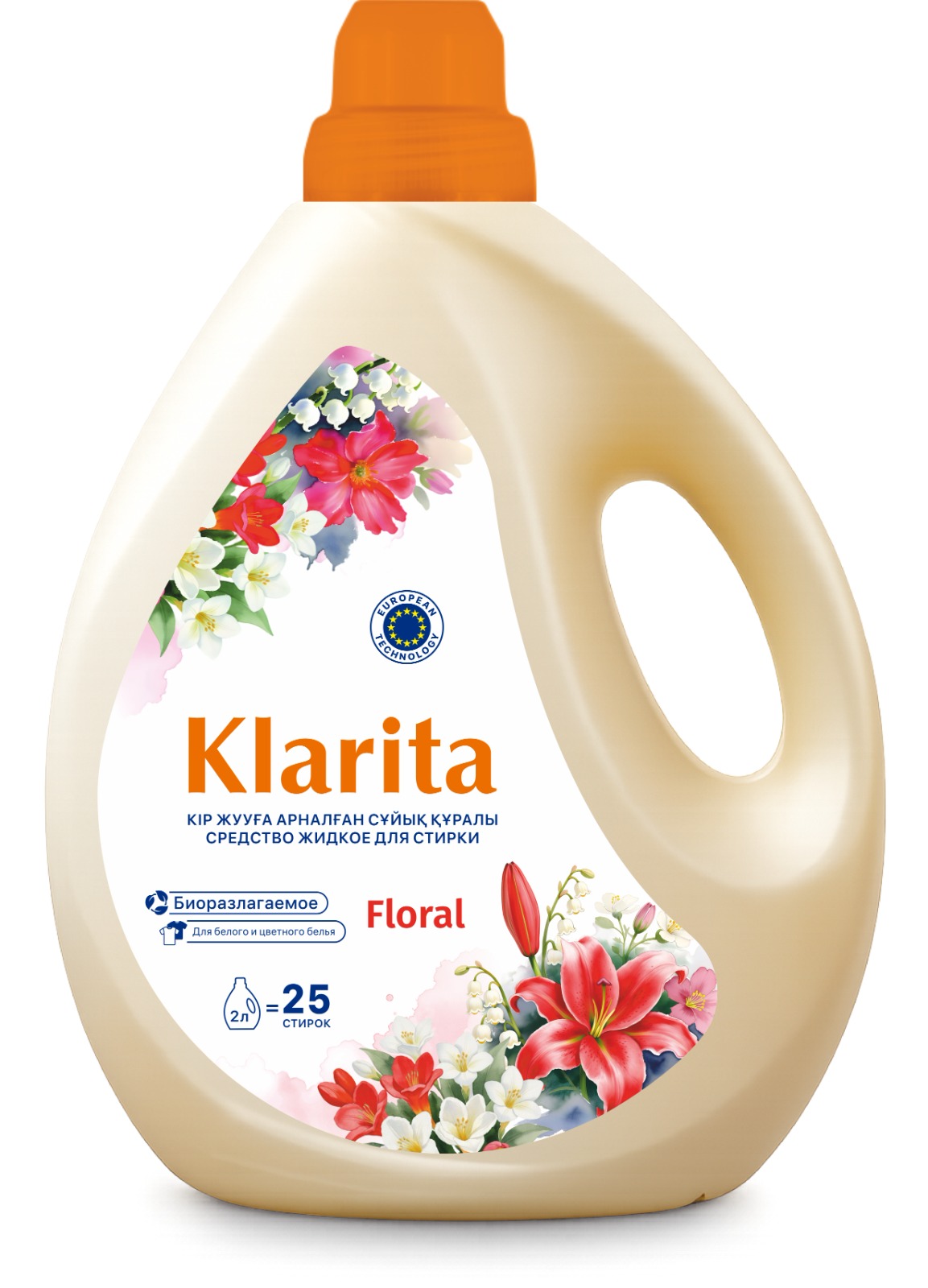 ГЕЛЬ ДЛЯ СТИРКИ KLARITA FLORAL 2Л