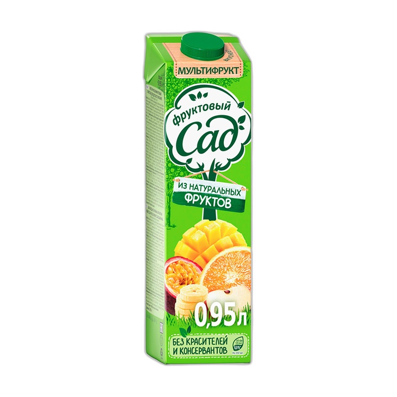 НЕКТАР ФРУКТОВЫЙ САД МУЛЬТИФРУКТ 0,95Л Т/П