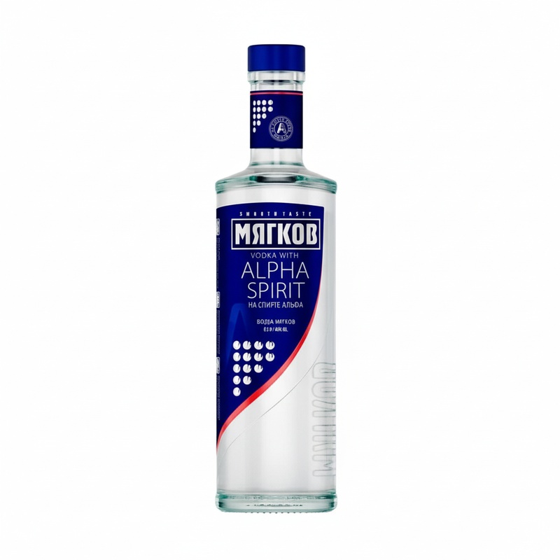ВОДКА МЯГКОВ ALPHA SPIRIT 40% 0,5Л