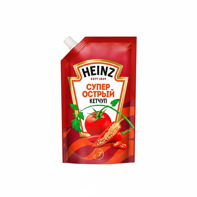 КЕТЧУП HEINZ ОСТРЫЙ 320Г Д/П