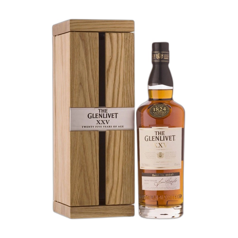 ВИСКИ GLENLIVET FRENCH 25 YO 43% 0,7Л BOX