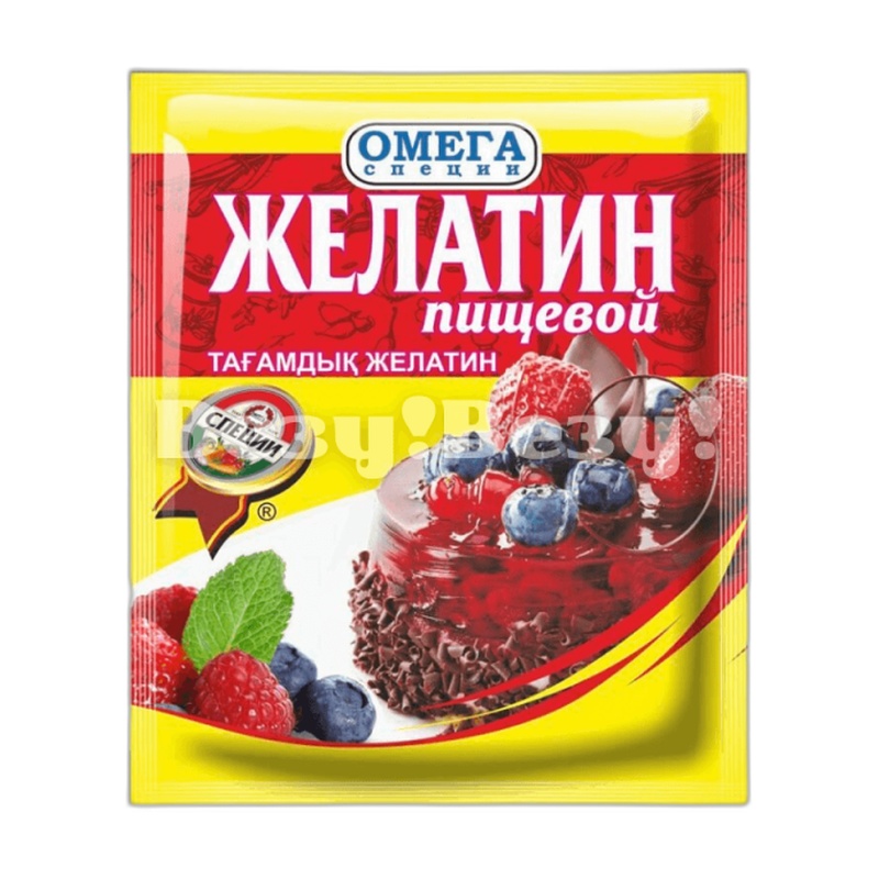 ЖЕЛАТИН ПИЩЕВОЙ ОМЕГА 15Г