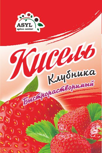 КИСЕЛЬ ASYL БЫСТРОРАСТВОРИМЫЙ КЛУБНИКА 90Г
