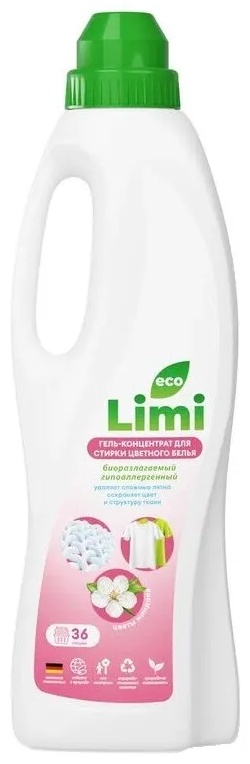 ГЕЛЬ-КОНЦЕНТРАТ ДЛЯ СТИРКИ LIMI ЦВЕТЫ МИНДАЛЯ 1,1Л