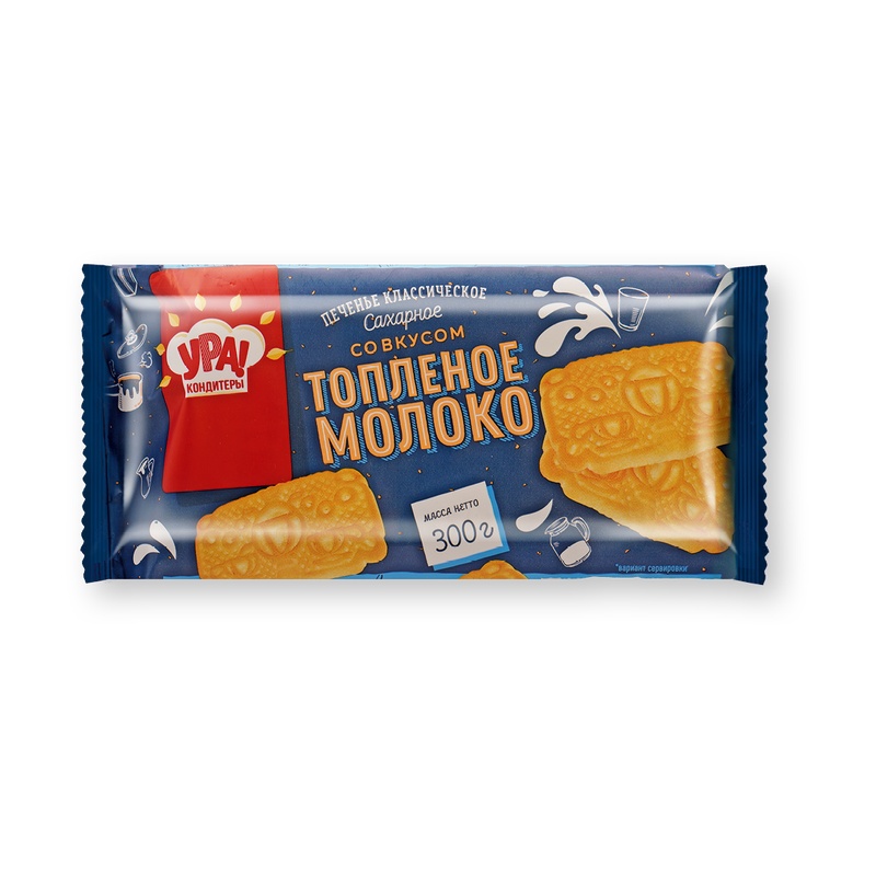ПЕЧЕНЬЕ УРАЛКОНДИТЕР ТОПЛЕНОЕ МОЛОКО ВЕС
