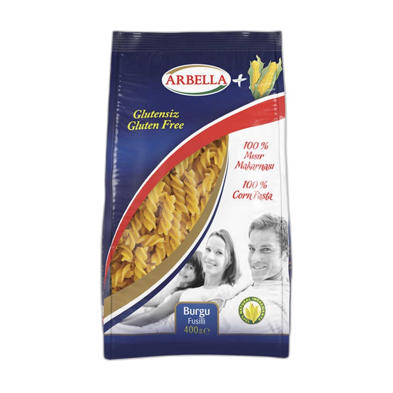 МАКАРОНЫ ARBELLA БЕЗ ГЛЮТЕНА FUSILLI 400Г
