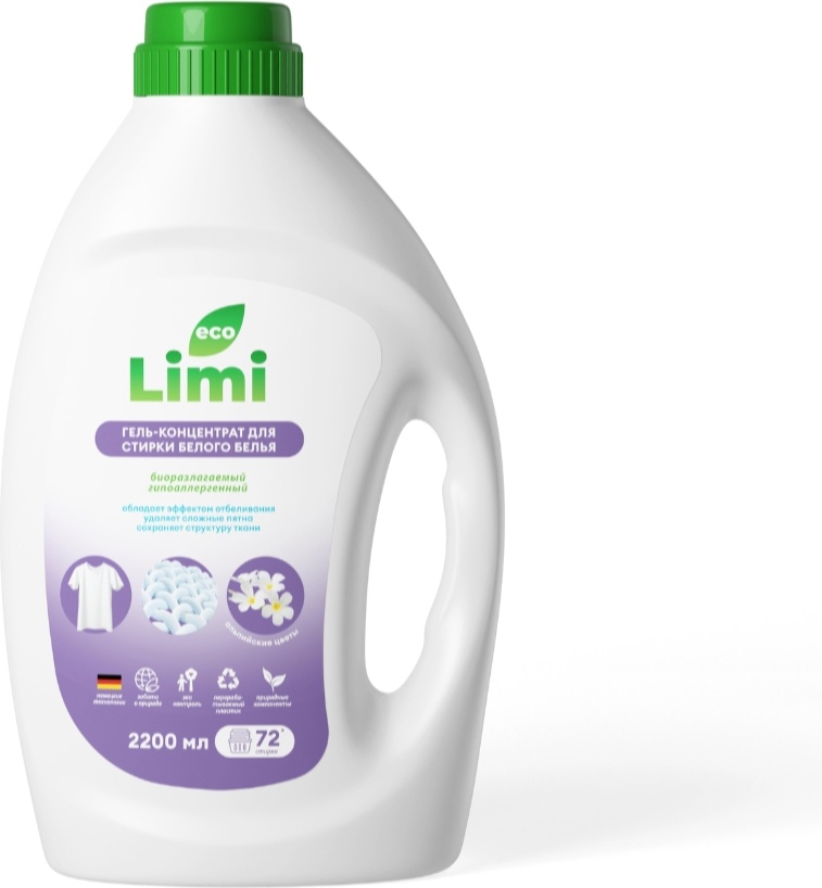 ГЕЛЬ-КОНЦЕНТРАТ ДЛЯ СТИРКИ LIMI УНИВЕРСАЛЬНЫЙ 2,2Л