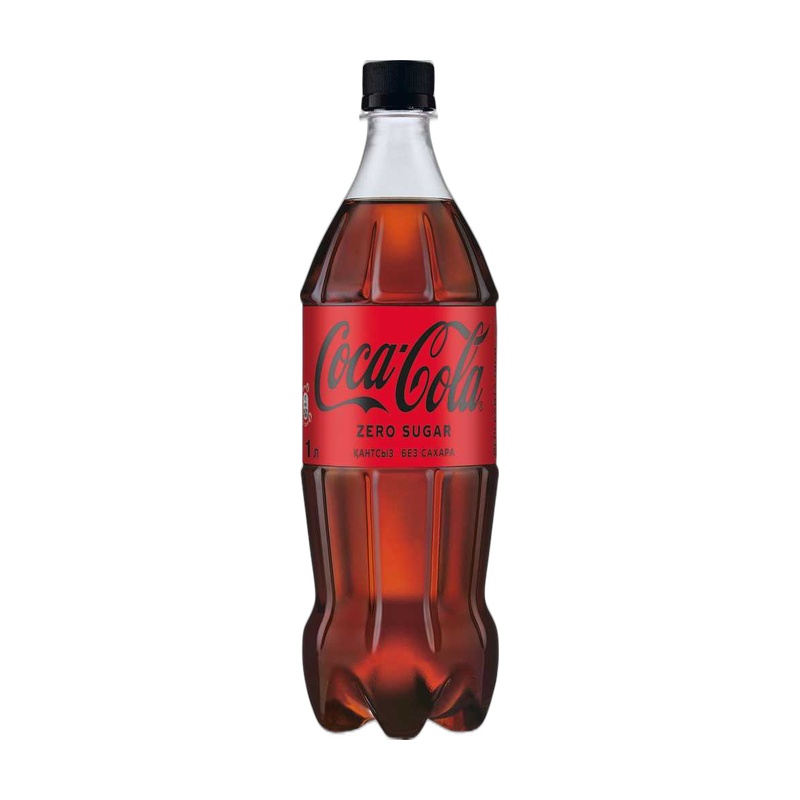 НАПИТОК ГАЗИРОВАННЫЙ COCA COLA БЕЗ САХАРА 1Л ПЭТ