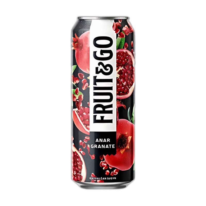 НАПИТОК ГАЗИРОВАННЫЙ FRUIT&GO ГРАНАТ 0,45Л Ж/Б
