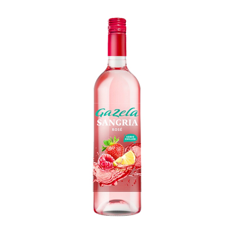 ВИНО GAZELA SANGRIA РОЗОВОЕ ПОЛУСЛАДКОЕ 8% 0,75Л ПОРТУГАЛИЯ