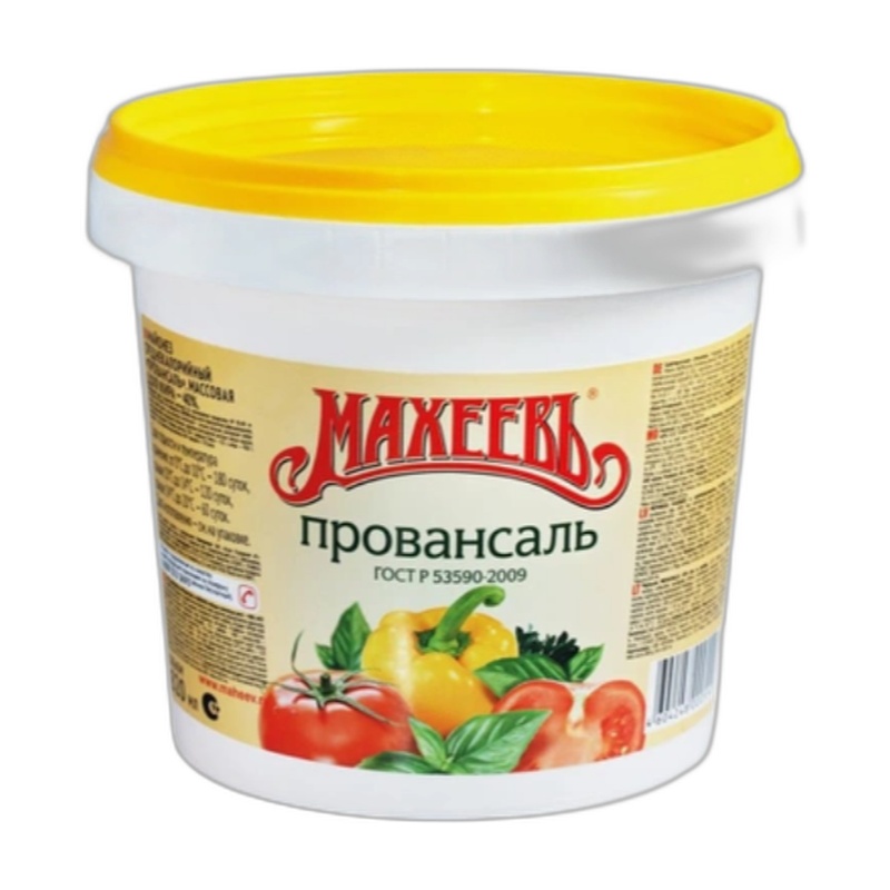МАЙОНЕЗ МАХЕЕВЪ ПРОВАНСАЛЬ 50,5 % 800Г ПЭТ