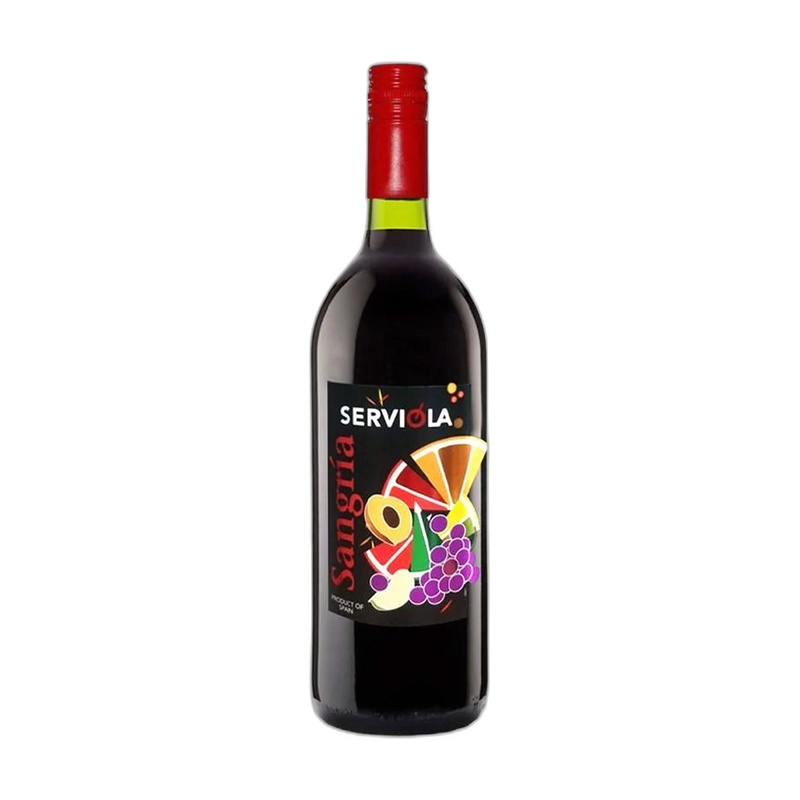 ВИНО SERVIOLA SANGRIA КРАСНОЕ ПОЛУСЛАДКОЕ 7% 1Л ИСПАНИЯ