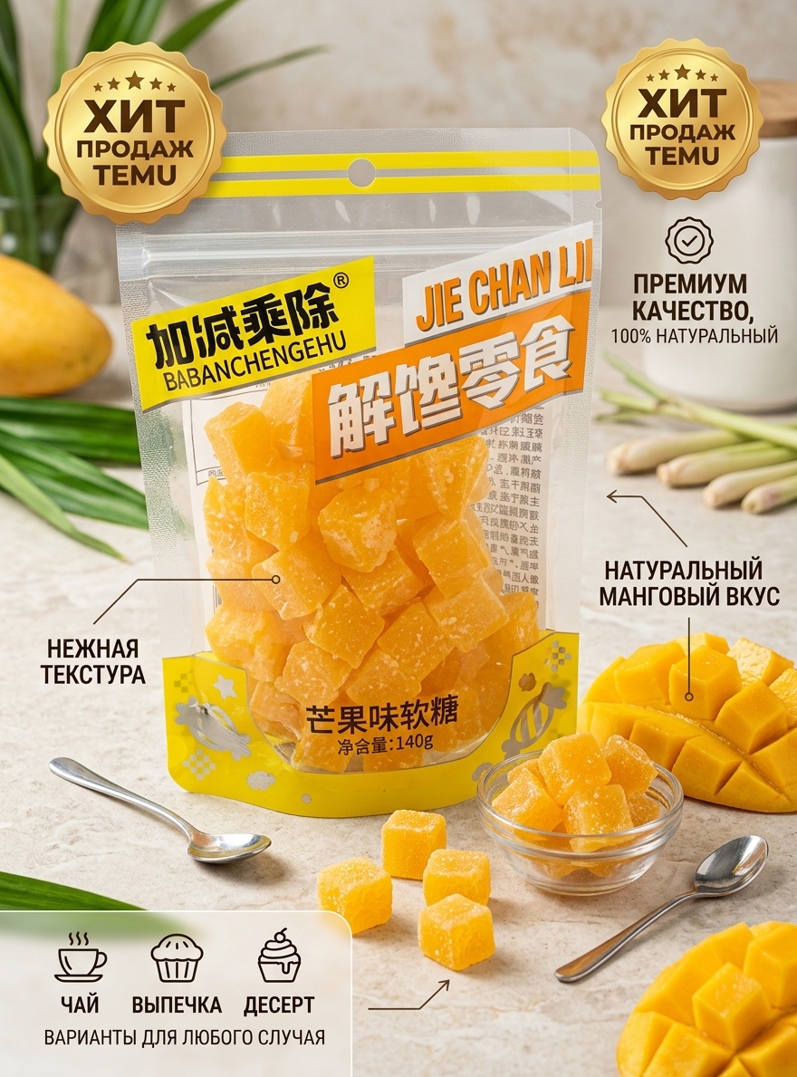 МАРМЕЛАД GUO DONG МАНГО 240Г