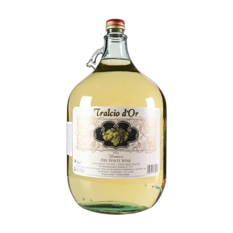 ВИНО TRALCIO D’OR VINO БЕЛОЕ СУХОЕ 10% 5Л ИТАЛИЯ