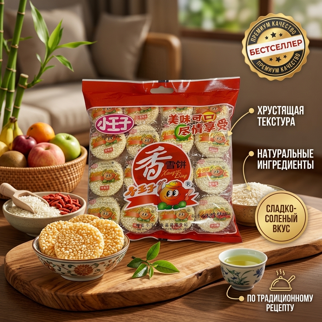 ПЕЧЕНЬЕ РИСОВОЕ 438Г