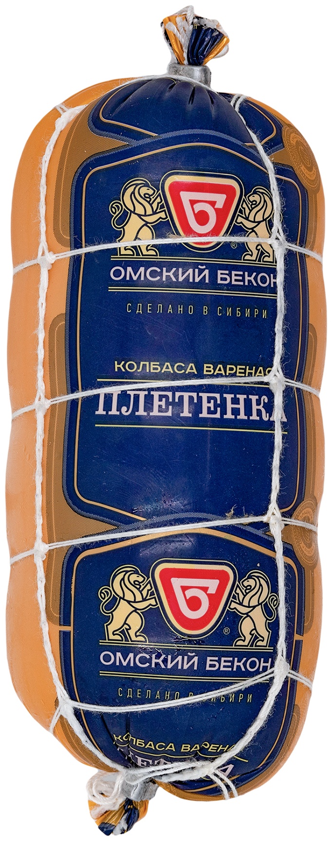 КОЛБАСА ВАРЕНАЯ ОМСКИЙ БЕКОН ПЛЕТЕНКА 500Г