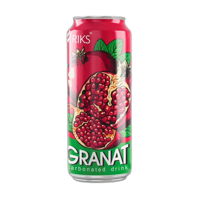 НАПИТОК ГАЗИРОВАННЫЙ RIKS GRANAT 0,45Л Ж/Б