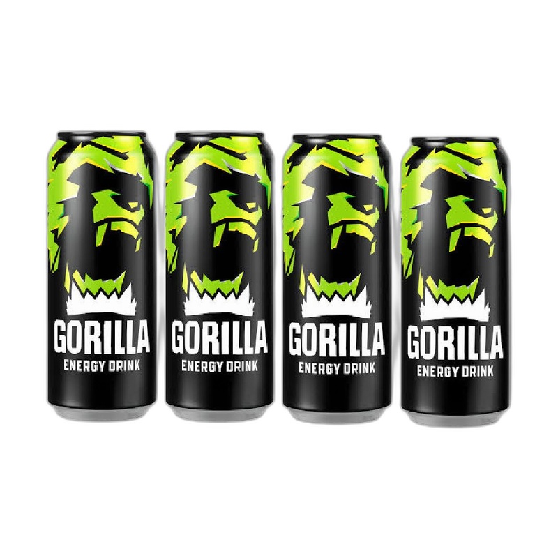 НАПИТОК ЭНЕРГЕТИЧЕСКИЙ GORILLA MULTIPACK 4Х0,45Л Ж/Б
