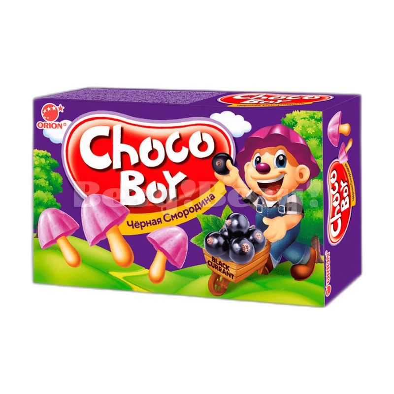 ПЕЧЕНЬЕ CHOCOBOY BLACK CURRANT ЧЕРНАЯ СМОРОДИНА 45Г