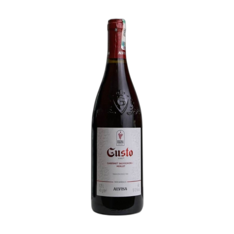ВИНО GUSTO КРАСНОЕ СУХОЕ 12% 0,75Л РОССИЯ