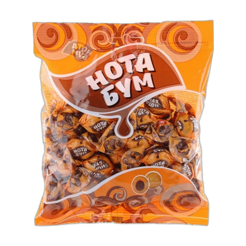 ИРИС ЖЕВАТЕЛЬНЫЙ NOTA BOOM ОРЕХОВАЯ НАЧИНКА 500Г