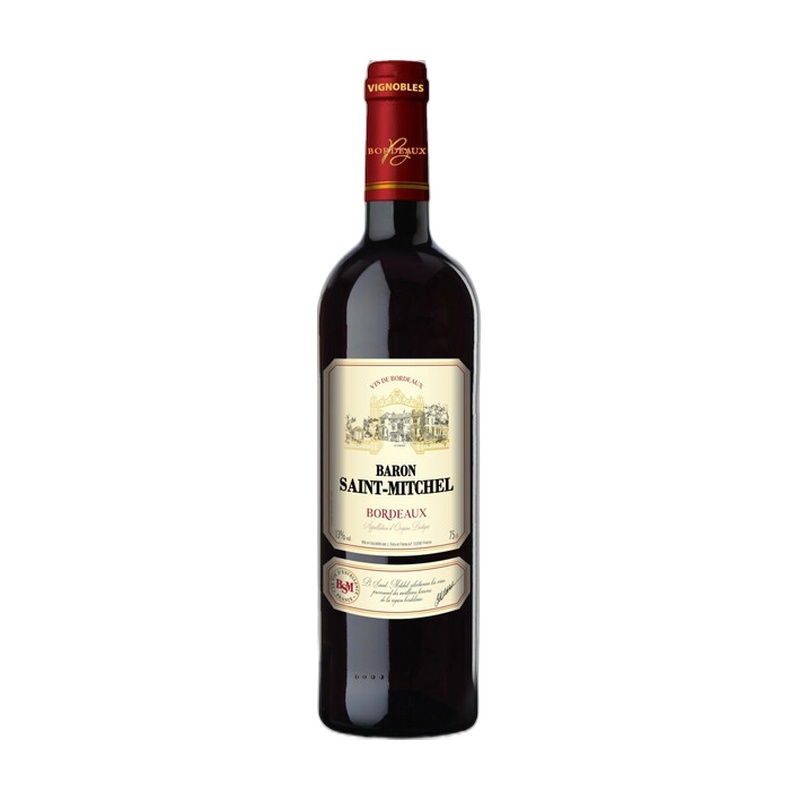 ВИНО BARON SAINT MICHEL КРАСНОЕ СУХОЕ 11,5% 0,75Л ФРАНЦИЯ