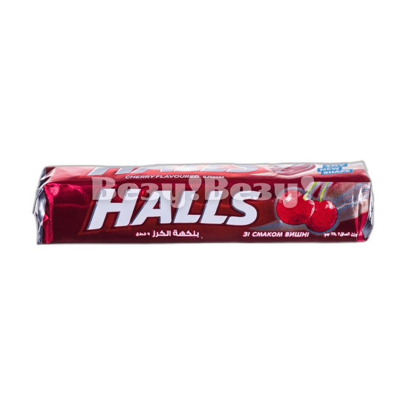 ЛЕДЕНЦЫ HALLS ВИШНЯ 25,2Г