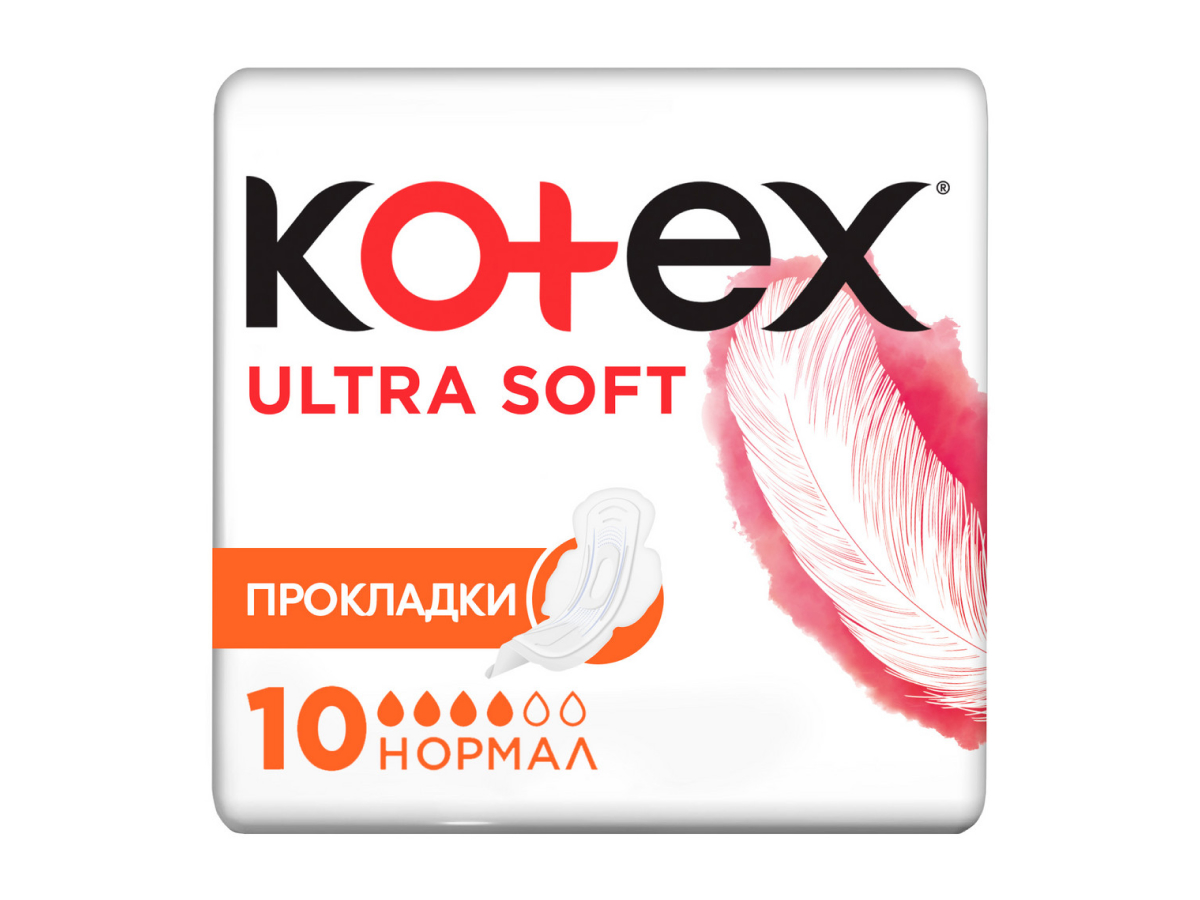 ПРОКЛАДКИ KOTEX ULTRA SOFT NORMAL 10ШТ