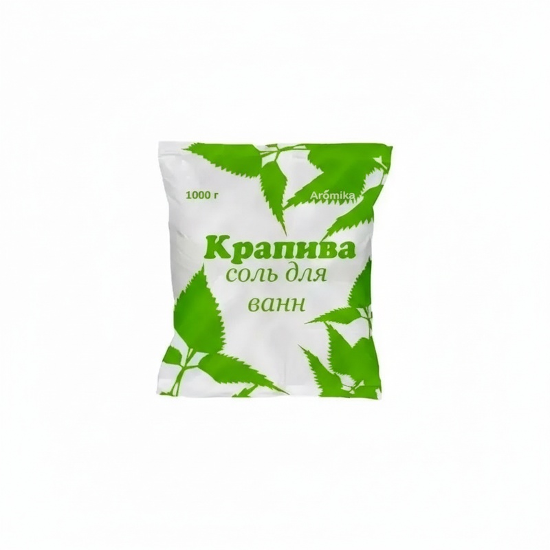 СОЛЬ ДЛЯ ВАННЫ АРОМИКА КРАПИВА 1000Г
