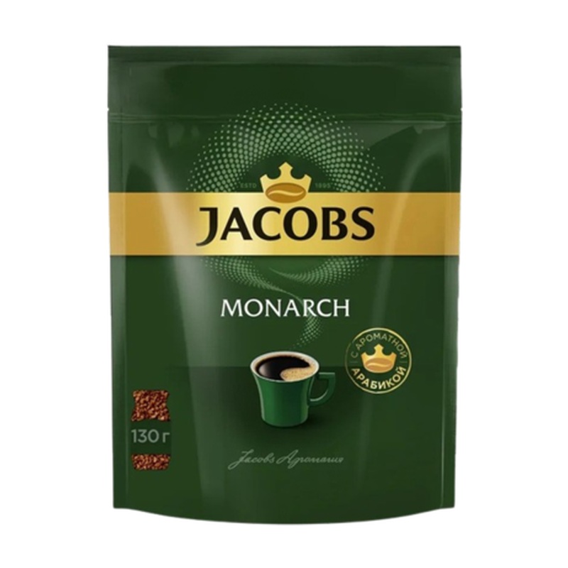 КОФЕ РАСТВОРИМЫЙ JACOBS MONARCH 130Г Д/П
