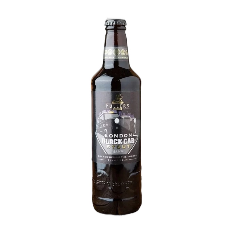 ПИВО FULLER'S BLACK CAB STOUT ТЁМНОЕ 4,5% 0,5Л СТ/Б
