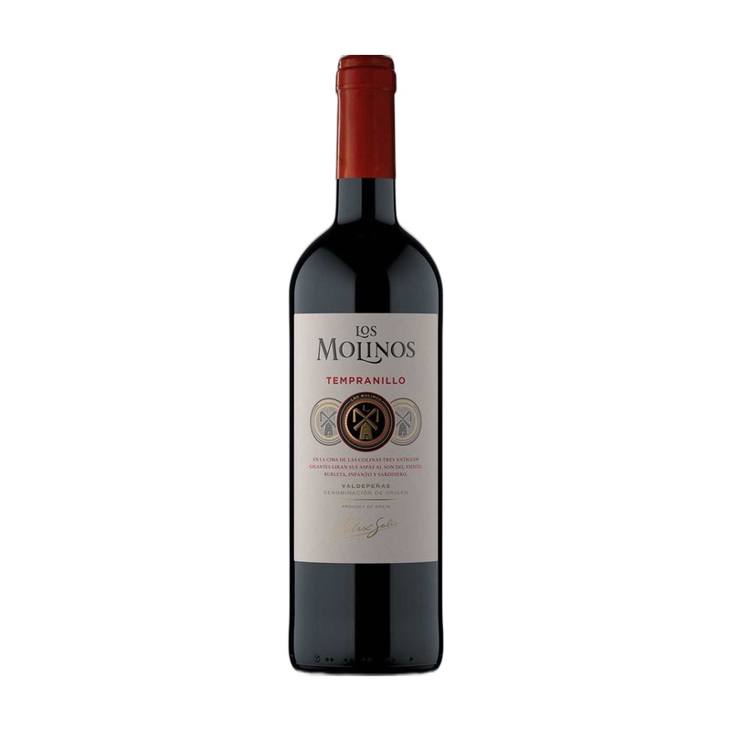 ВИНО LOS MOLINOS КРАСНОЕ СУХОЕ 12,5% 0,75Л ИСПАНИЯ