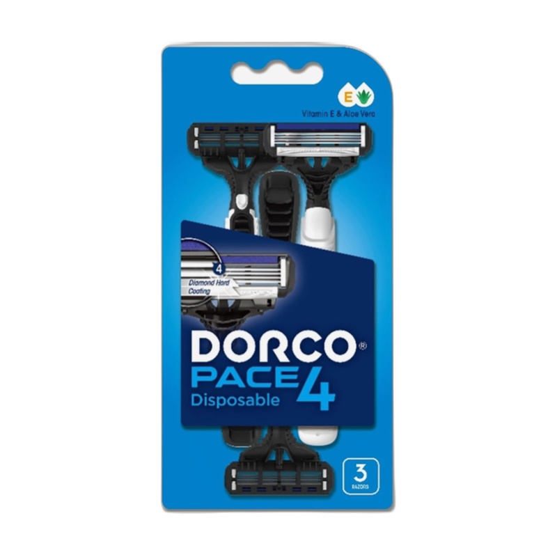 БРИТВА ОДНОРАЗОВАЯ DORCO PACE 4 3ШТ
