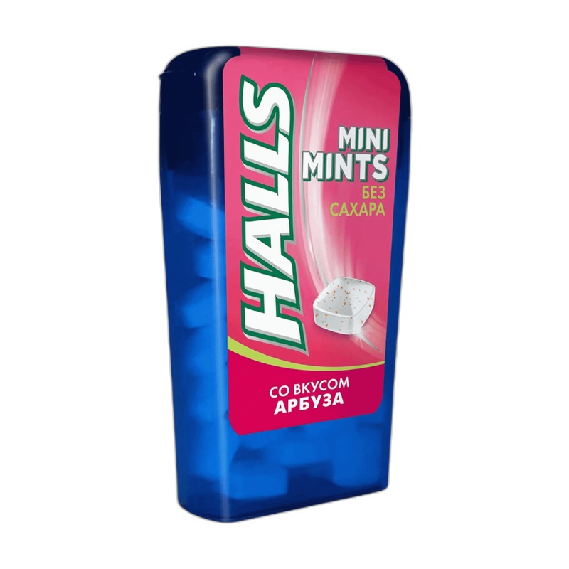 КОНФЕТЫ HALLS MINI MINTS АРБУЗ Б/С 12,5Г
