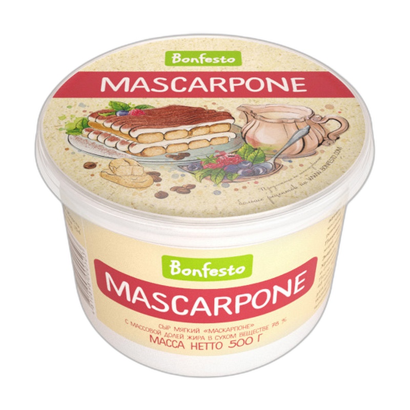 СЫР BONFESTO МАСКАРПОНЕ 78% 500Г П/Б
