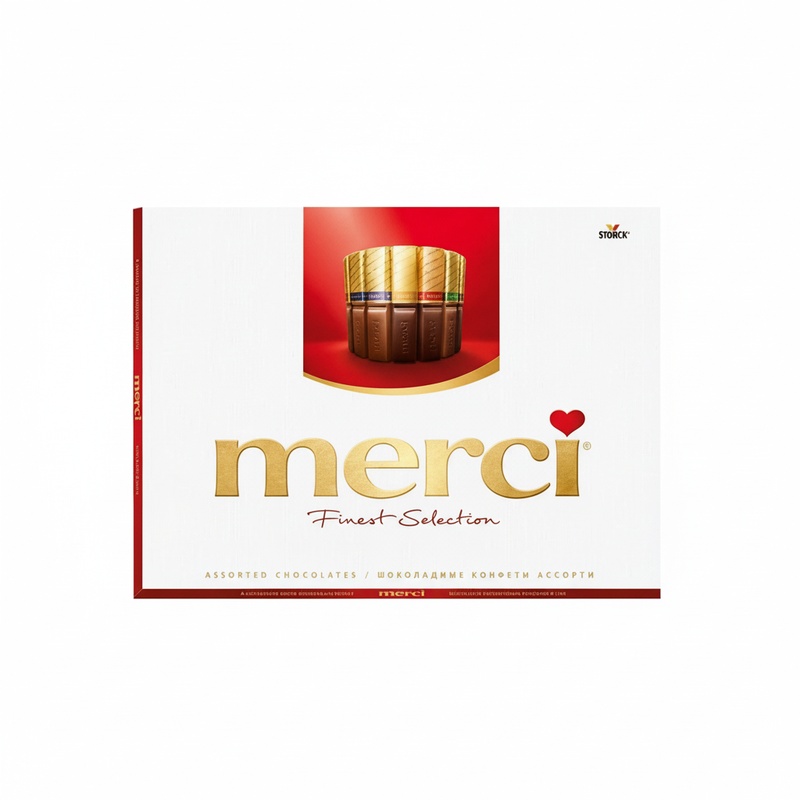 КОНФЕТЫ MERCI ШОКОЛАДНЫЕ АССОРТИ 250Г