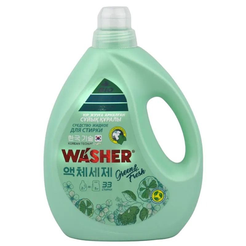 ГЕЛЬ ДЛЯ СТИРКИ KLARITA GREEN FRESH 2Л