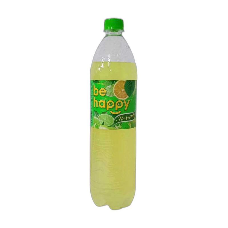 НАПИТОК ГАЗИРОВАННЫЙ BE HAPPY ЛИМОНАД 1Л ПЭТ